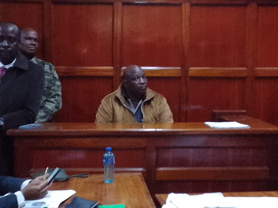 Nairobi Central OCS Samson Talaam when he appeared before Milimani Principal Magistrate Benmark Ekhubi on Tuesday, July 8, 2025.