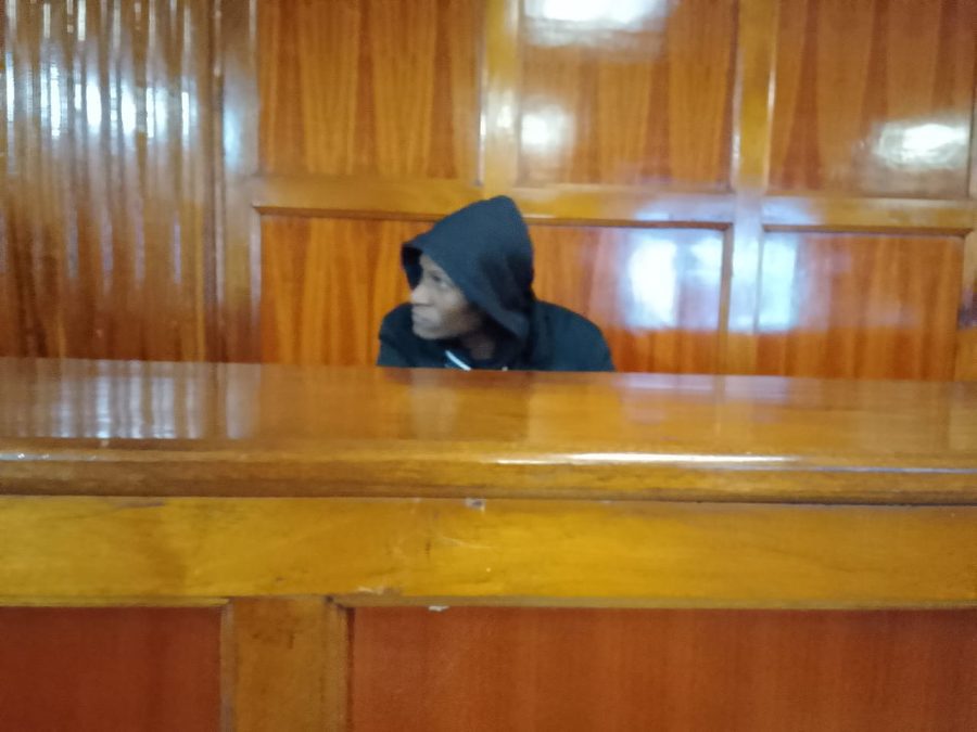 Constable Klinzy Masinde Barasa when he appeared before Justice Kanyi Kimondo at the Milimani High Court on Thursday, July 10, 2025. PHOTO/Zipporah Ngwatu