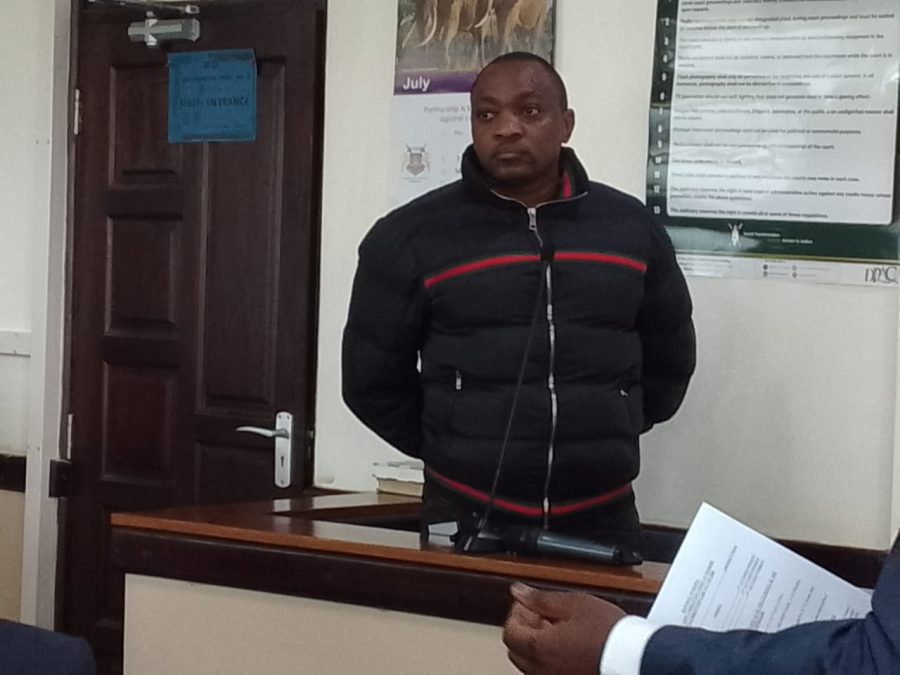 Journalist Ken Mijungu when he appeared before Milimani Anti-Corruption Principal Magistrate Charles Ondieki on Monday, July 21, 2025.PHOTO/Zipporah Ngwatu