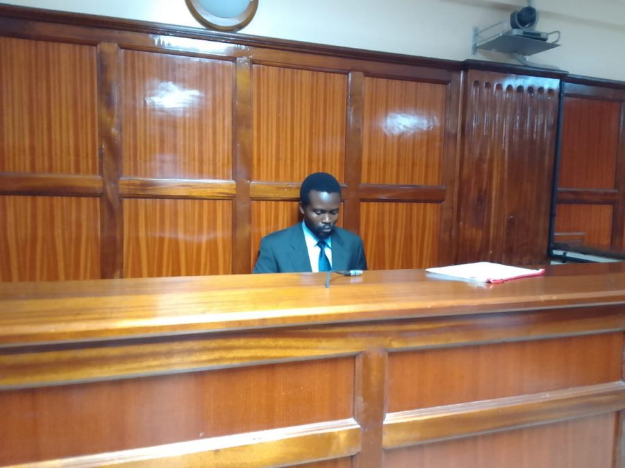 Prime suspect in the murder of Starlet Wahu, John Matara when he appeared before Milimani High Court Judge Alexander Muteti on Monday, July 28, 2025.PHOTO/Zipporah Ngwatu
