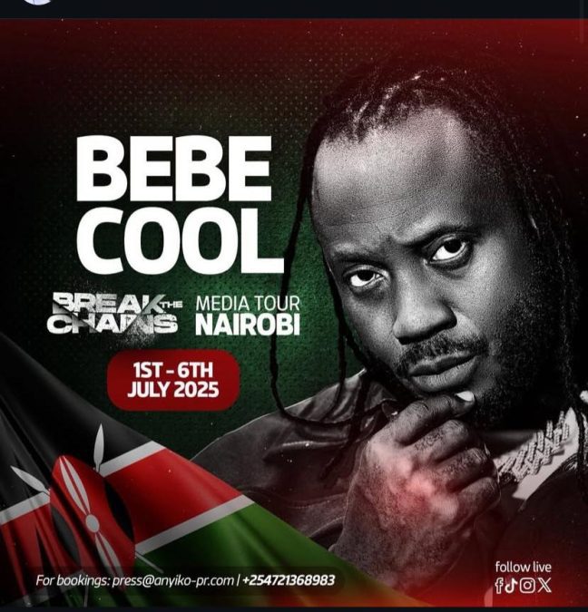 Bebe Cool’s post. PHOTO/@bebecool-ug/Instagram
