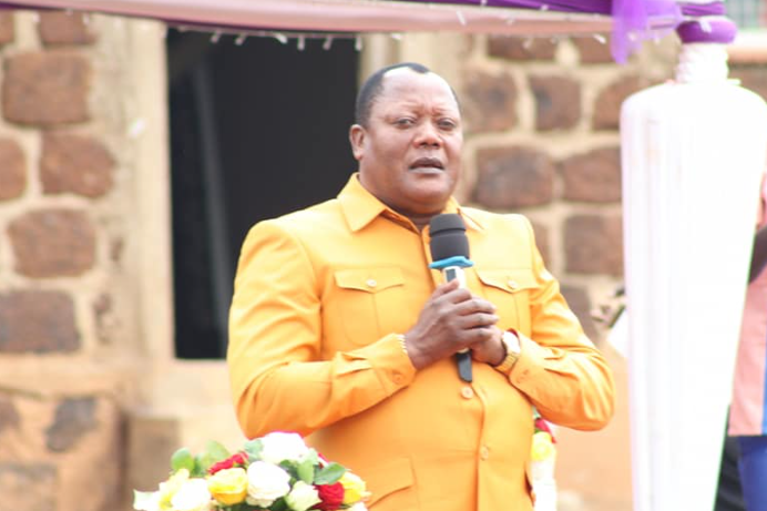 Budalang'i MP Raphael Wanjala speaks during a past function. PHOTO/https://web.facebook.com/honraphael.wanjala