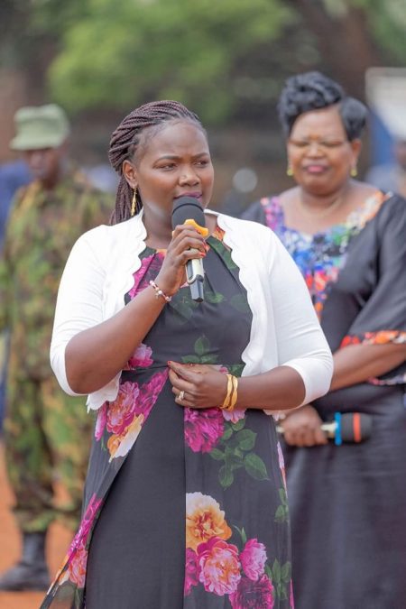 Former NCIC Vice Chairperson Wambui Nyutu during a past function. PHOTO/https://www.facebook.com/nyutuwambui2020