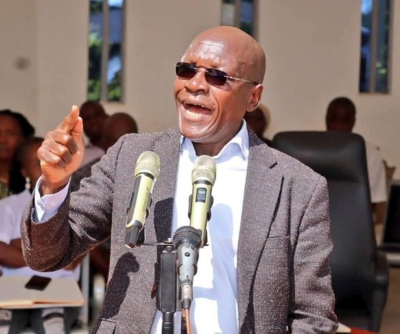 Kakamega Senator Boniface Khalwale speaks during a past event on July 17, 2025. PHOTO/Screengrab by K24 Digital.