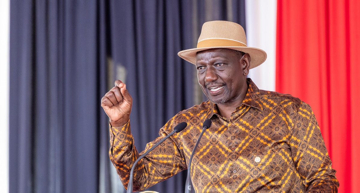 President William Ruto speaks during a past event. PHOTO/https://www.facebook.com/williamsamoei