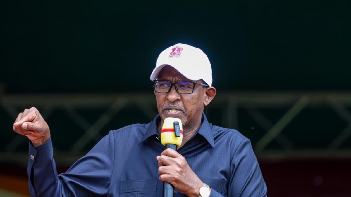 Health Cabinet Secretary Aden Duale during a past rally. PHOTO/@AdenDuale/X
