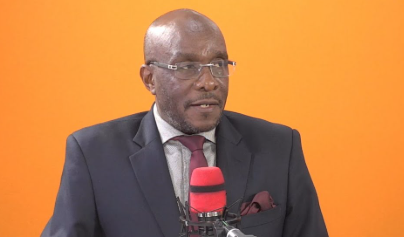 Political analyst Barack Muluka speaks during a past interview. PHOTO/Screengrab by K24 Digital