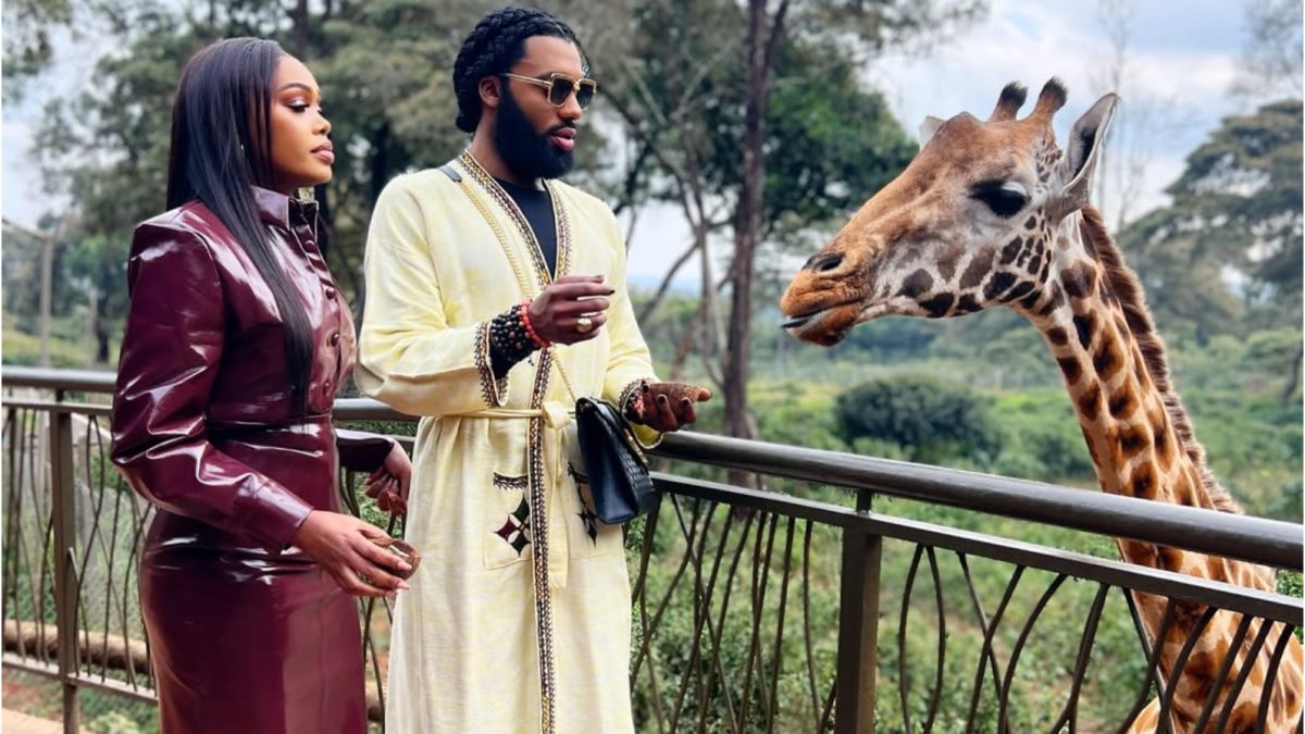 Stylist Swanky Jerry hangs out with actress Minnie Kariuki during Nairobi visit