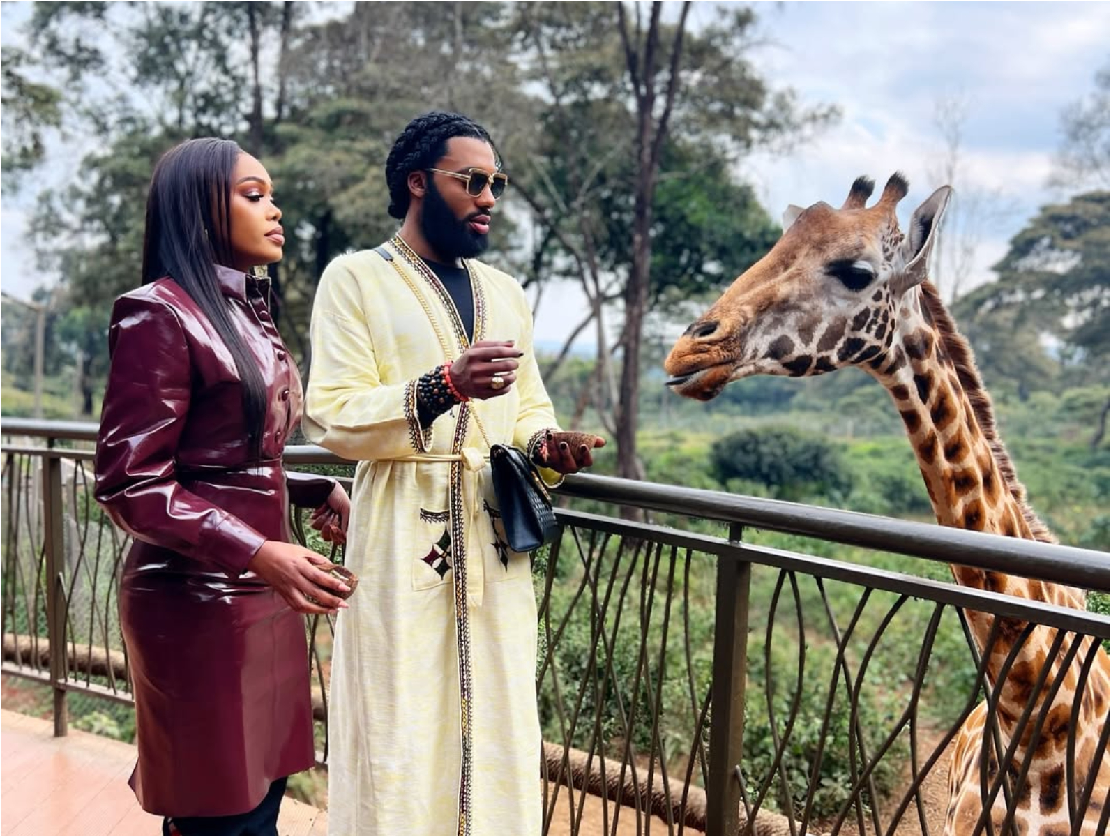 Stylist Swanky Jerry hangs out with actress Minnie Kariuki during Nairobi visit