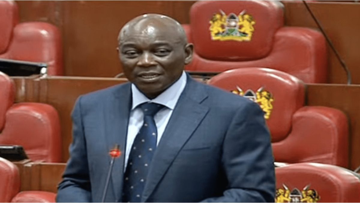 Suba South Member of Parliament Caroli Omondi during a parliamentary sitting. PHOTO/A screengrab by K24 Digital/YouTube