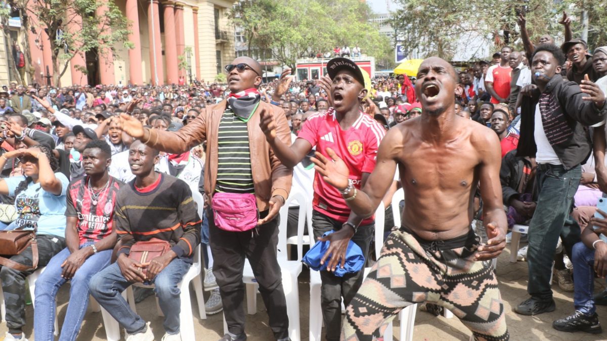 PHOTOS: Fans’ priceless reactions after Harambee Stars’ victory against Zambia
