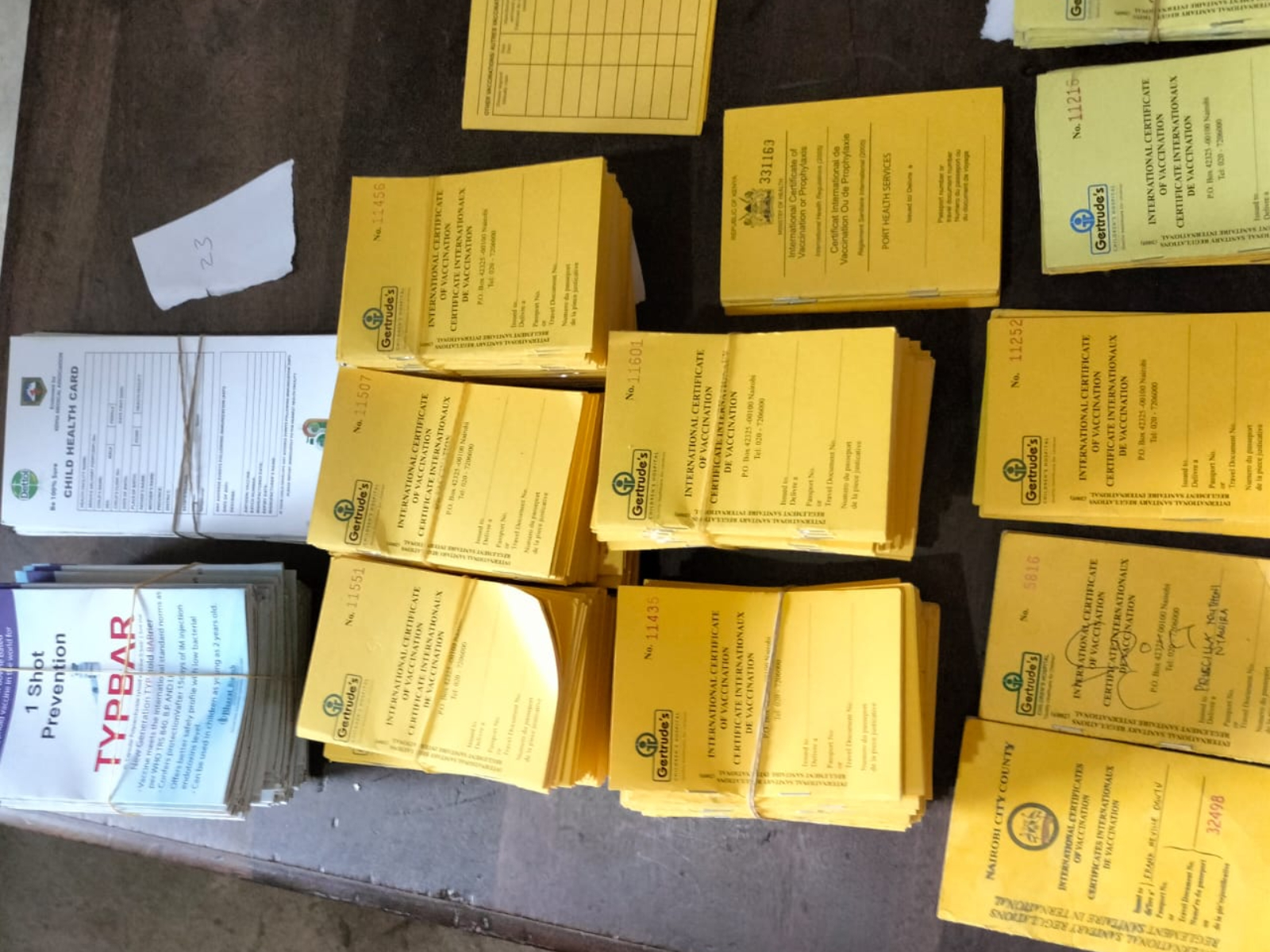 Person of interest arrested over fake health stamps and documents for Wilson Airport