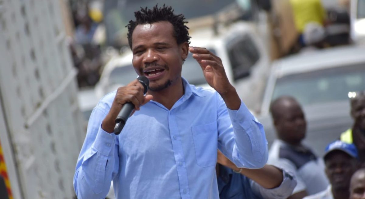 Mumias East MP Peter Salasya at a rally. PHOTO/@pksalasya/X
