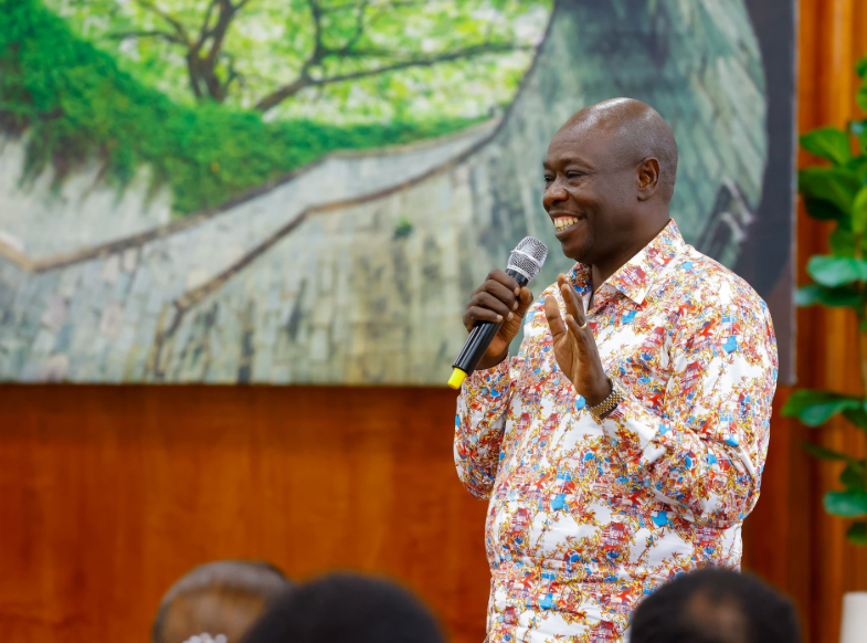 Ex-DP Rigathi Gachagua at a past address. PHOTO/@rigathi/X