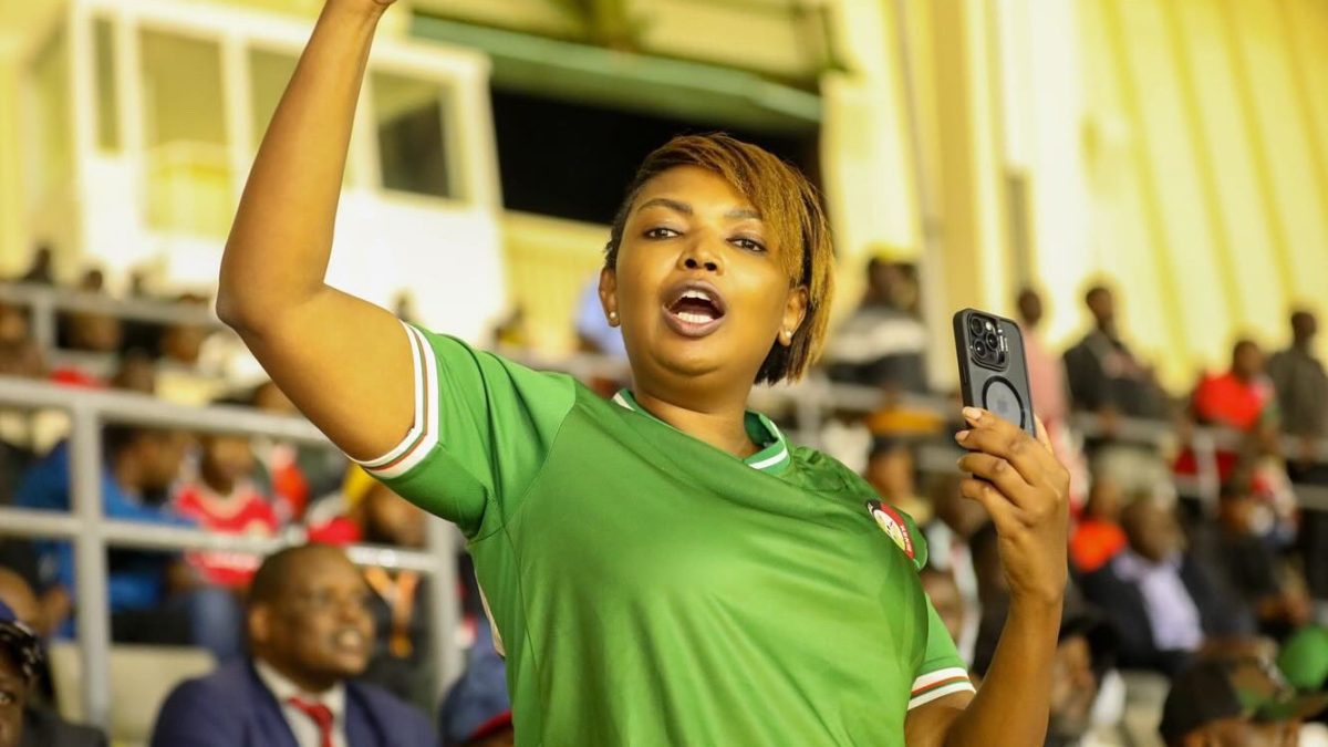 Karen Nyamu rallies support behind Harambee Stars after draw with Angola