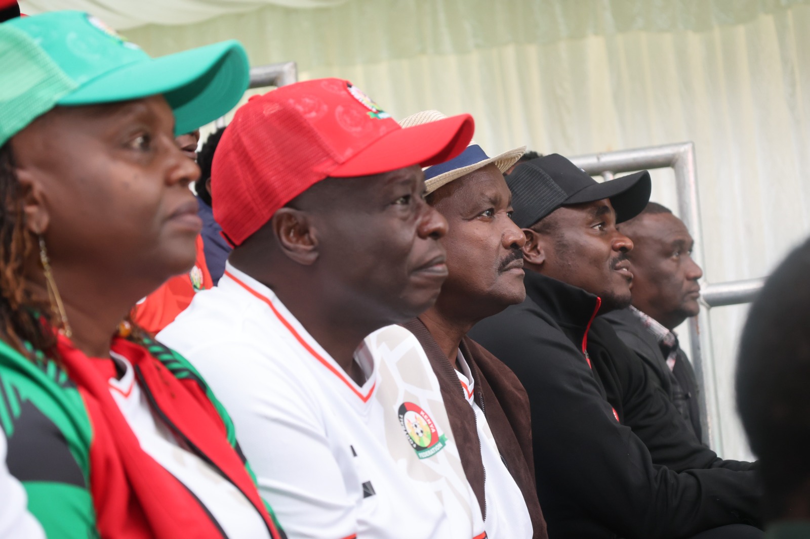 PHOTOS: Gachagua abandons plan to go to Kasarani, joins friends for watch party