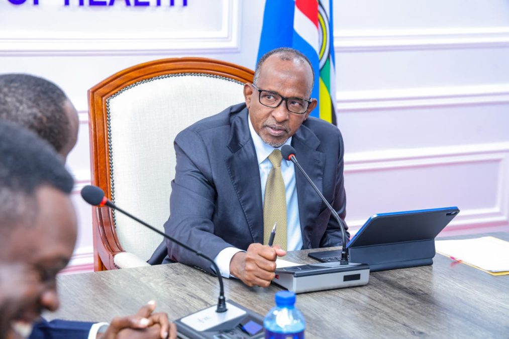 Health Cabinet Secretary Aden Duale addresses Kenya Dental Association officials during a meeting in Nairobi on August 11, 2025. PHOTO/@HonAdenDuale/X