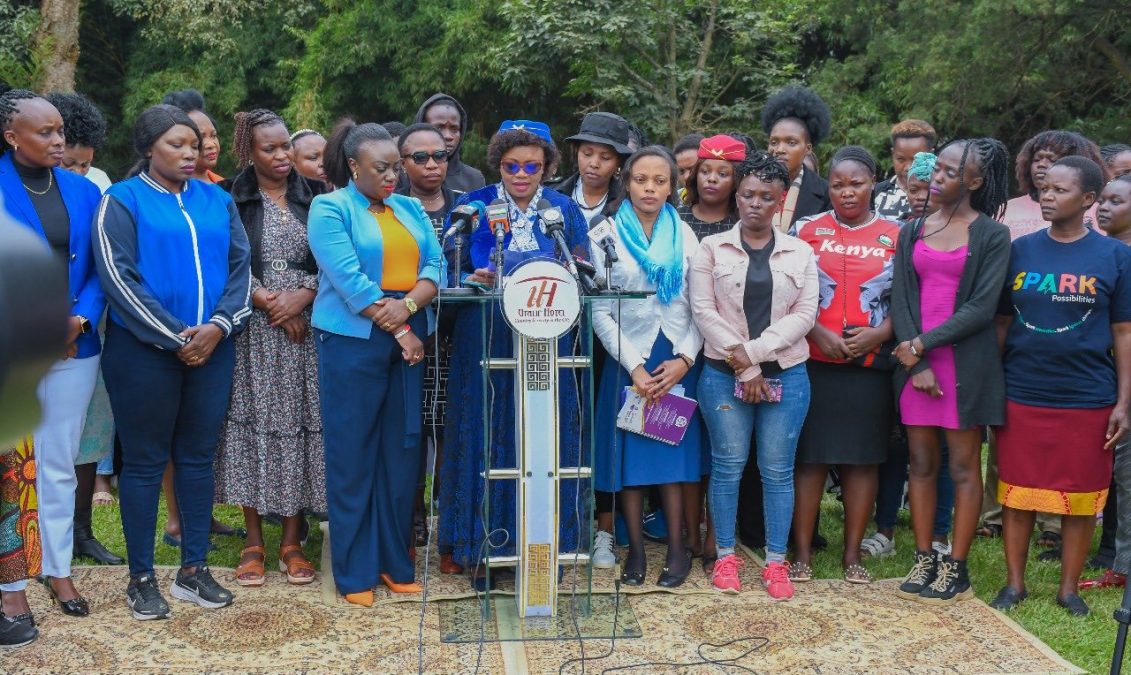 Githunguri MP Gathoni Wamuchomba at a press conference on Friday, August 15, 2025. PHOTO/@hon_wamuchomba/X