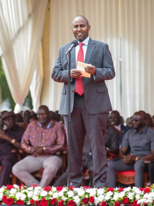 Suna East MP and National Assembly Minority Leader Junet Mohamed in a previous event. PHOTO/@JunetMohamed/X