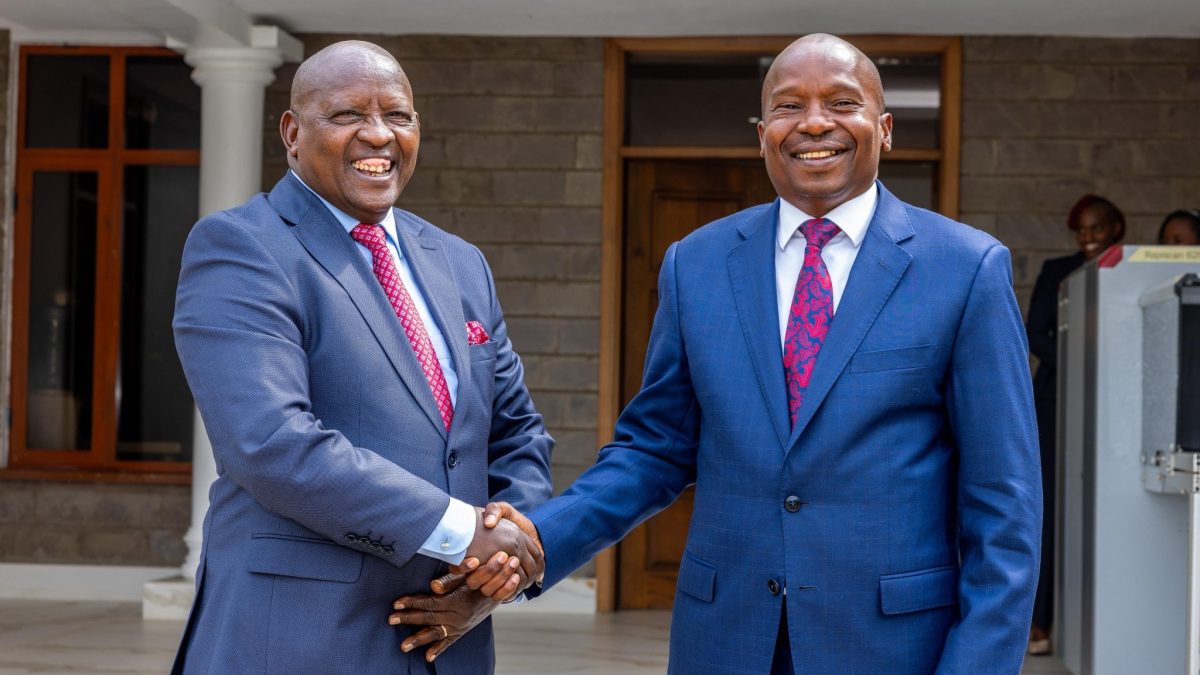 Kindiki hosts Nyeri’s Kahiga and other leaders in Karen