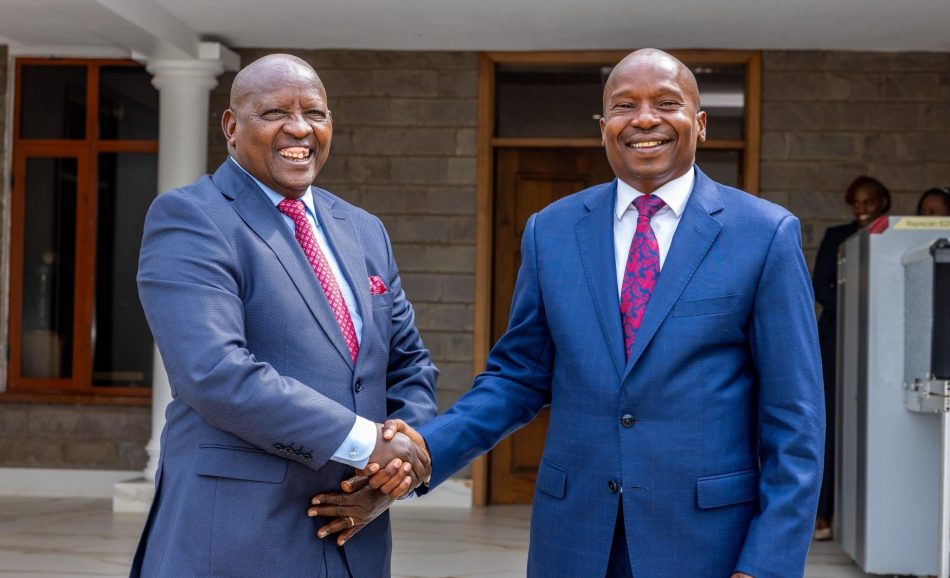 Kindiki hosts Nyeri’s Kahiga and other leaders in Karen
