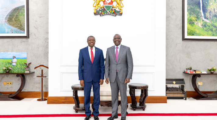 Ruto praises Kenya-Ghana ties, bids High Commissioner farewell