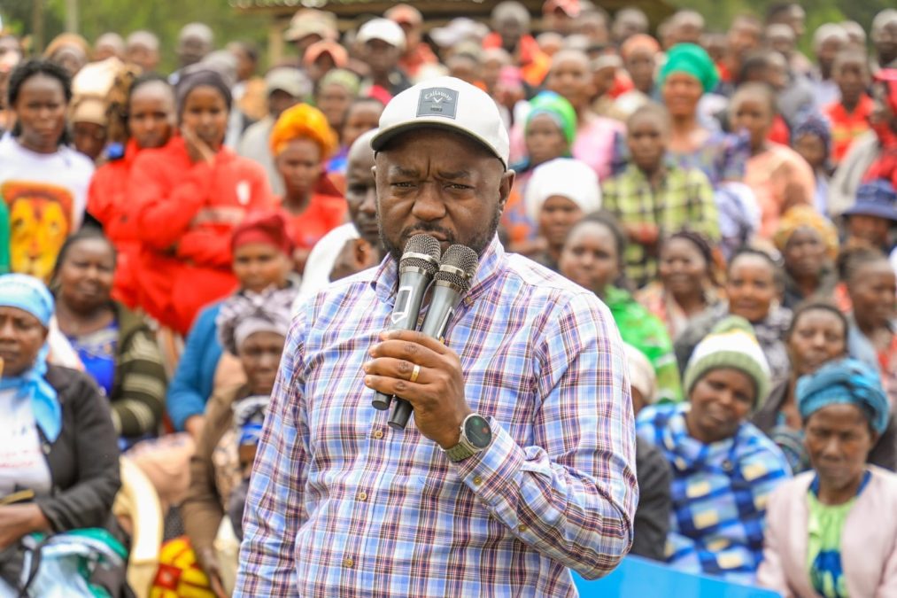 Uriri MP Mark Nyamita speaks during a past event. PHOTO/https://www.facebook.com/NyamitaMark