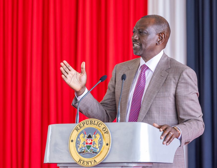 President William Ruto at a past event. PHOTO/@WilliamsRuto/X