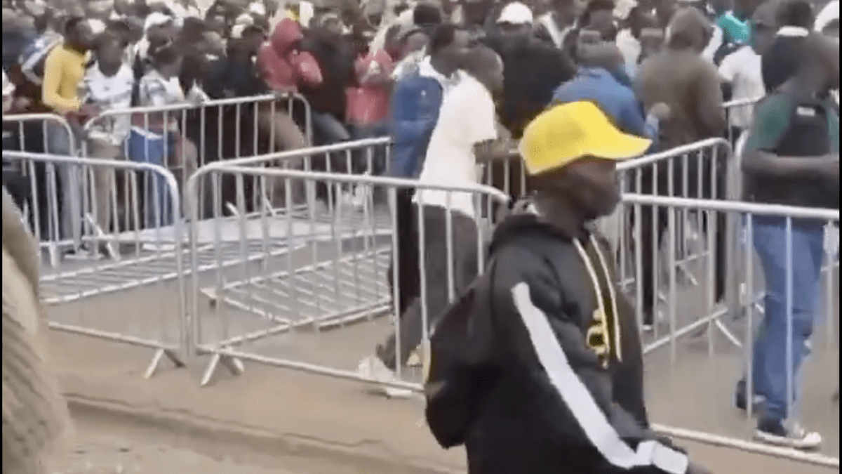 Fans overpower stewards to access Kasarani Stadium for Harambee CHAN opener