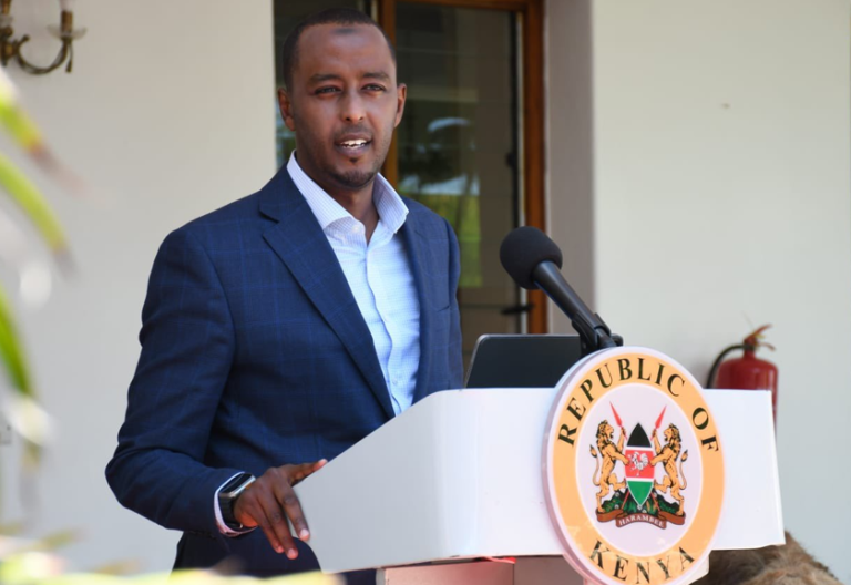 State House SPokesperson Hussein Mohamed. PHOTO/@HusseinMohamedg/X
