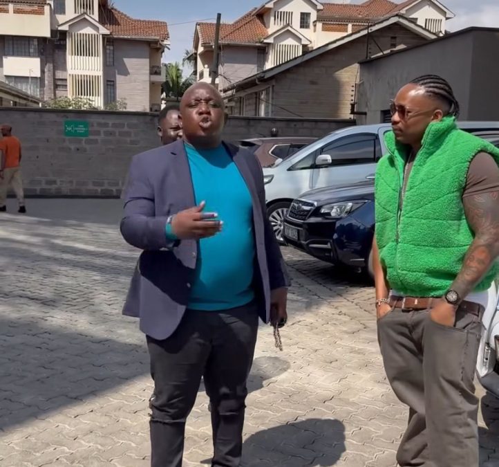 Cassypool and Otile Brown. PHOTO/Screengrab by K24 Digital from video posted on Instagram by @cassypoolcapon