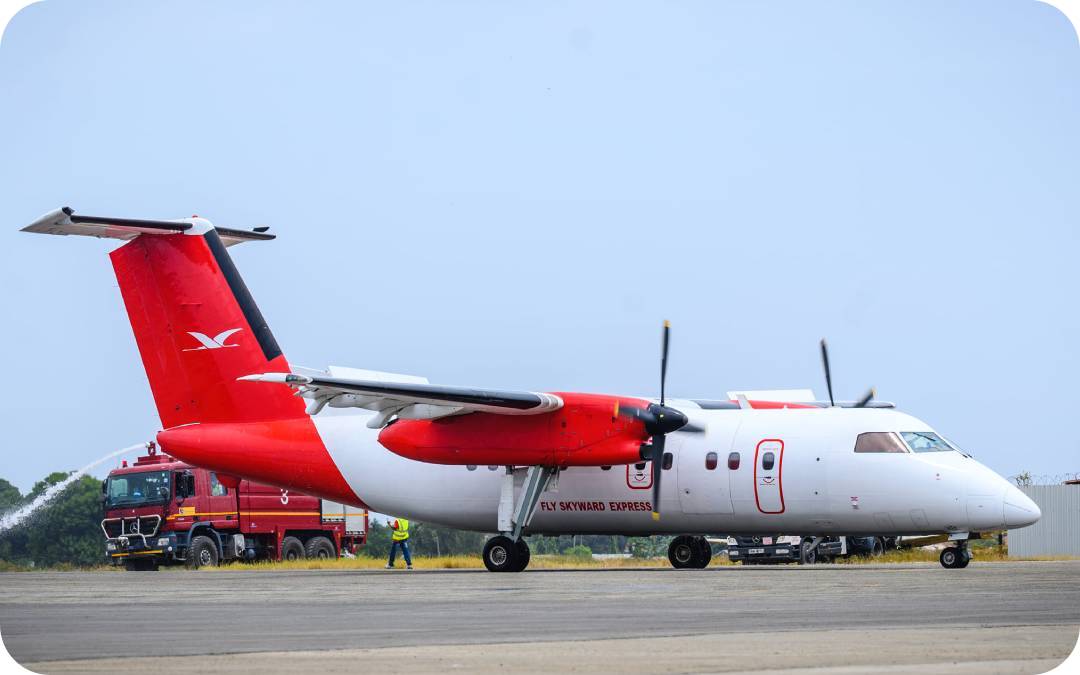 Skywards Airlines clarifies reports on plane failed landing in Eldoret