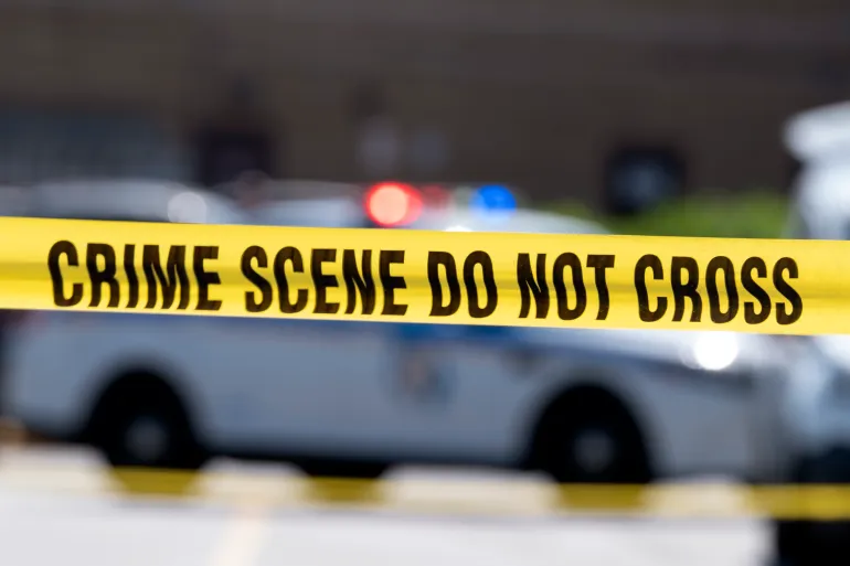 A yellow crime tape.P HOTO/Pixel