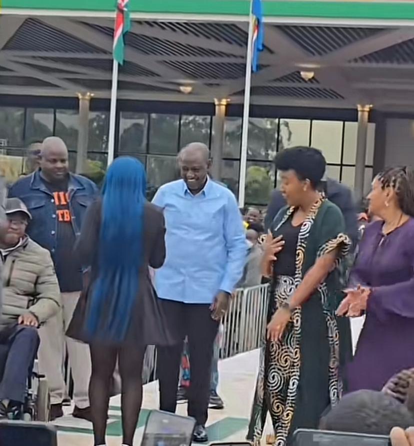 Dyana Cods teaches Ruto ‘Set It’ challenge days after apologising for supporting him