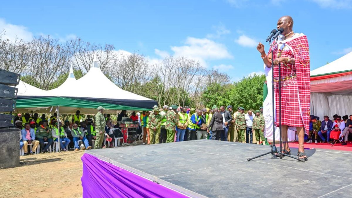 Faroul Kibet speaking in Narok on Saturday, August 30, 2025. PHOTO/@SirFaroukkibet/X