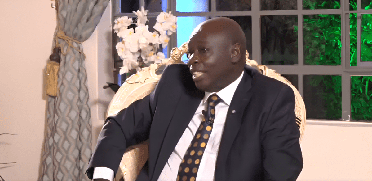 DCP boss Rigathi Gachagua speaks to an interview on Tuesday, August 26, 2025. PHOTO/Screengrab by K24 Digital.