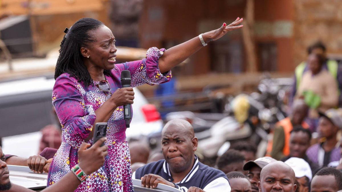 Martha Karua slams Ruto for lifting logging ban