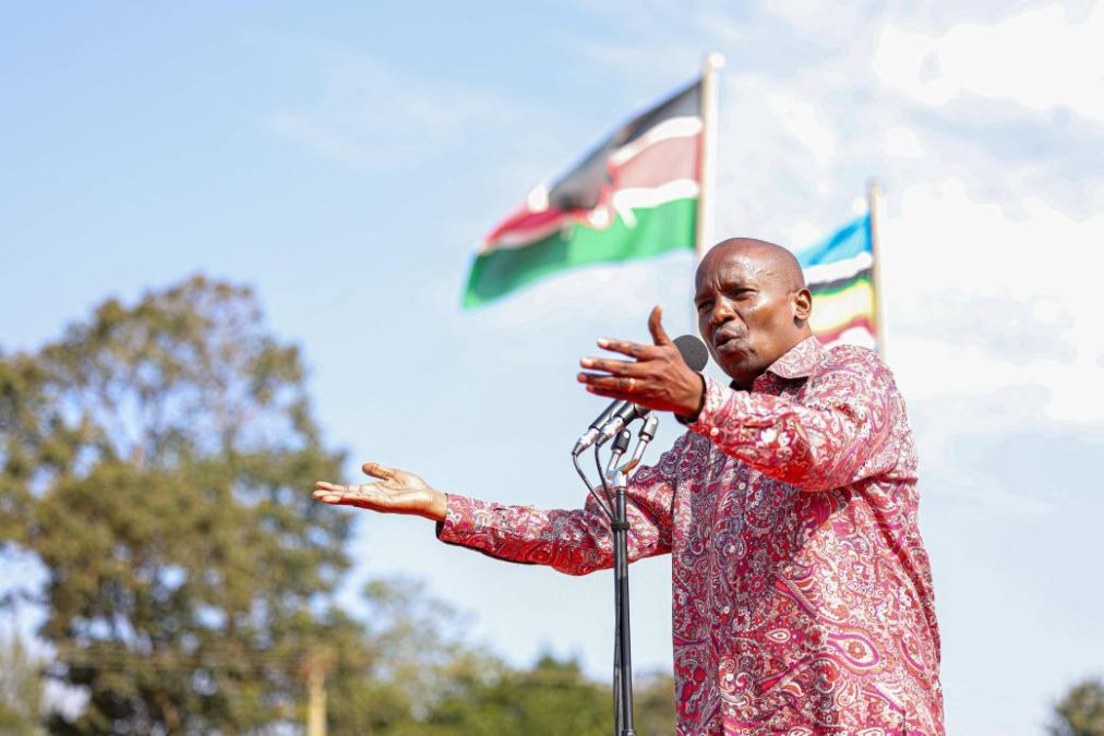 Kindiki speaking in Meru on Saturday, August 9, 2025. PHOTO/https://www.facebook.com/KithureKindiki
