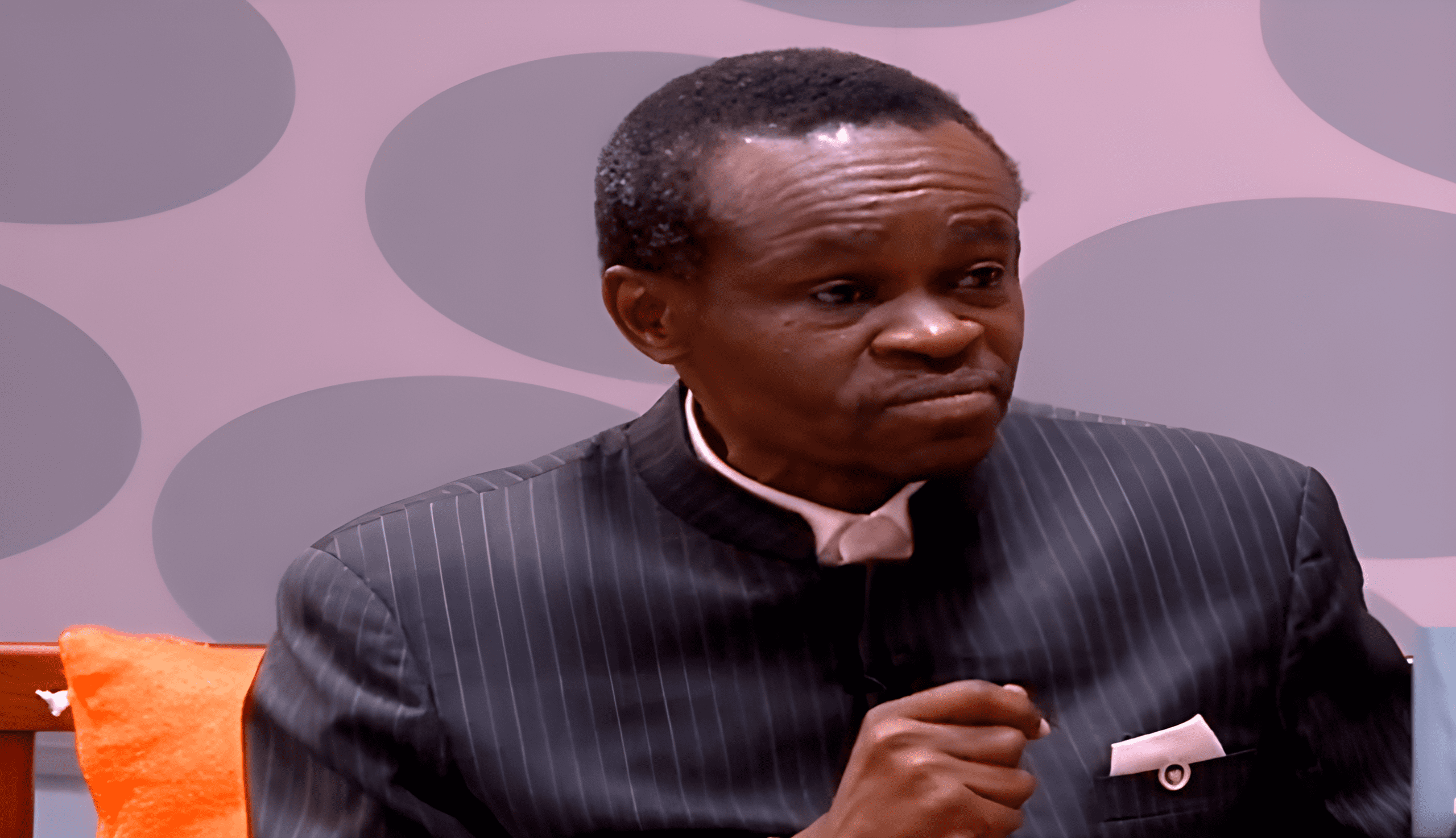 Human rights defender and scholar PLO Lumumba during a past interview. PHOTO/Screengrab by K24 Digital.