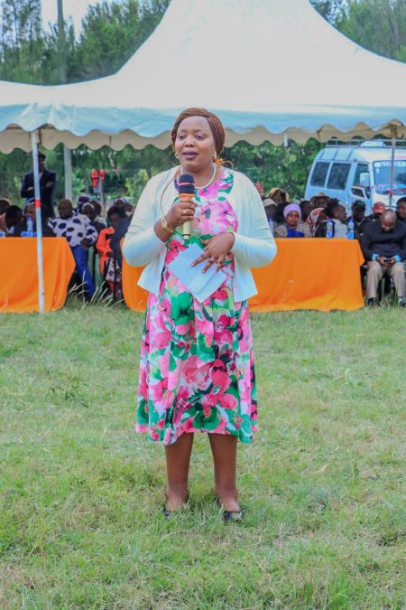 Nyeri Town woman rep Rahab Mukami during a past event. PHOTO/https://www.facebook.com/MukamiMaendeleoMashinani