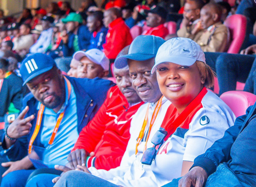 Nominated Senator Karen Nyamu at the Kasarani Stadium on August 3, 2025. PHOTO/https://web.facebook.com/karenzo047