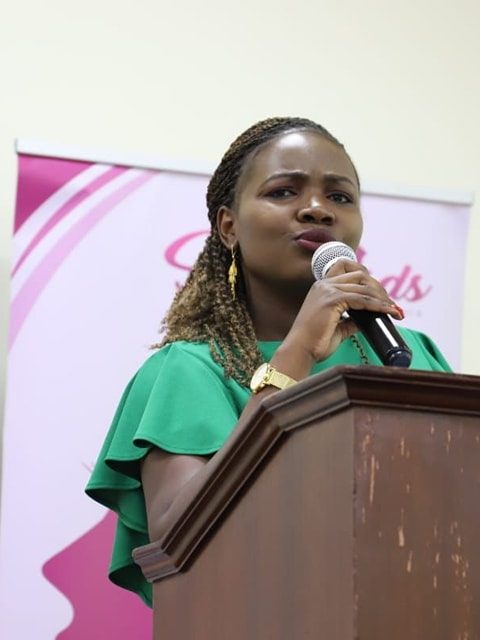 Ex-NCIC Vice Chair Wambui Nyutu during a past event. PHOTO/https://www.facebook.com/nyutuwambui2020