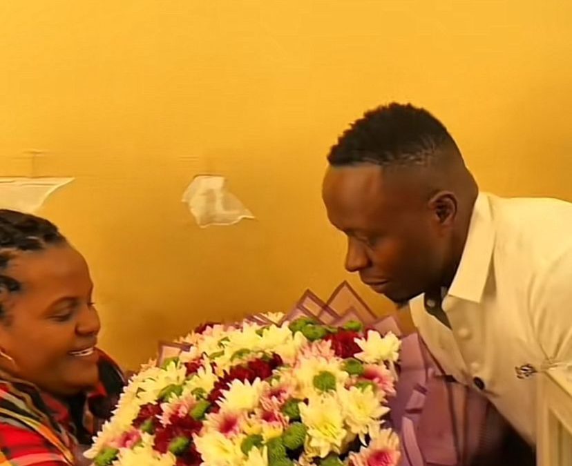 Oga Obinna’s attempt to surprise woman with ex-husband’s flowers goes wrong