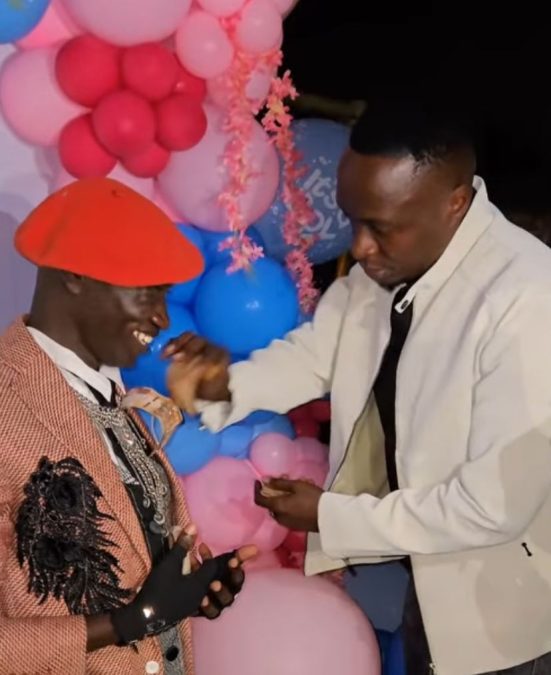 Obinnawhen he surprised Stevo Simple Boy at his gender reveal party on Saturday, August 23, 2025. PHOTO/Screengrab by K24 Digital of Instagram video by @ogaobinna