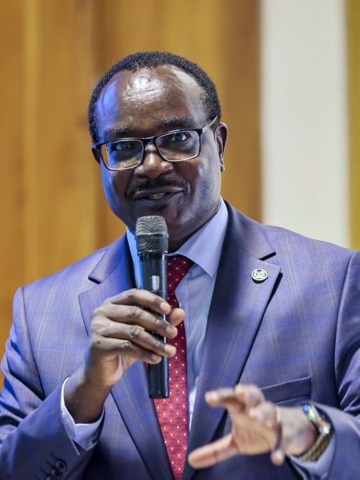 Education Ministry CS Julius Ogamba during a past event. PHOTO/https://www.facebook.com/EduMinKenya