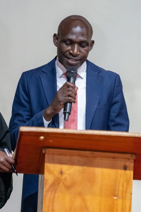 Dr. Fred Ogolla speaks during a past function. PHOTO/https://www.facebook.com/justinbmuturi