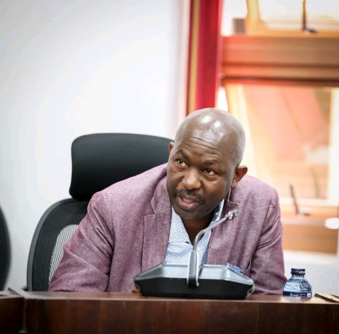 Nyamira Senator Okong'o Omogeni during a past media presser. PHOTO/https://www.facebook.com/okongo.mogeni.14