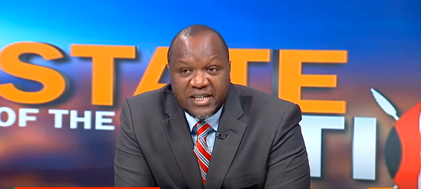 Willis Otieno speaking during a past media interview. PHOTO/Screengrab by K24 Digital