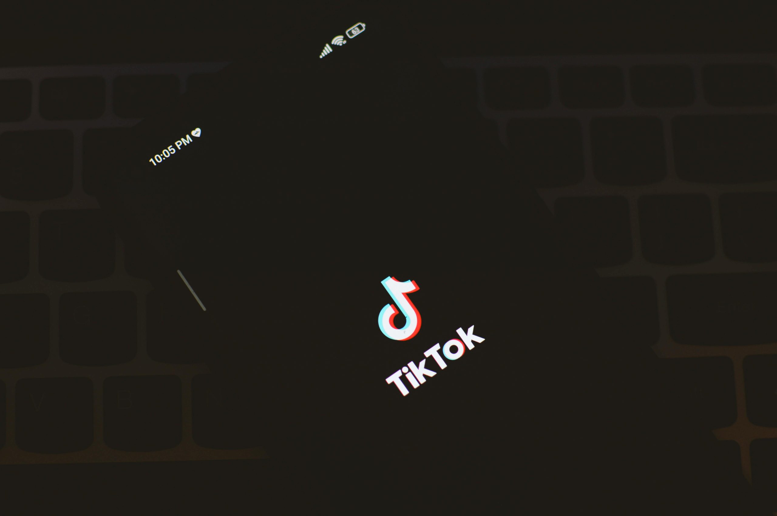 TikTok logo showing on a phone. Image used for illustration purposes. PHOTO/Pexels