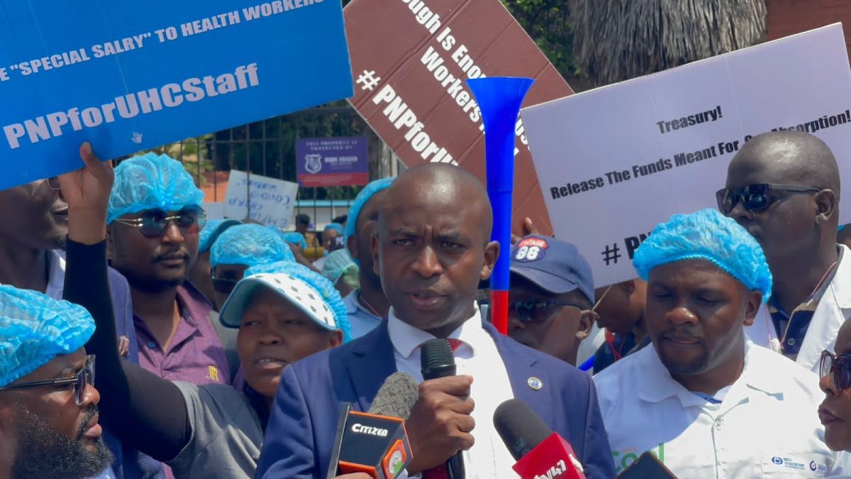 KUCO chairman Peterson Wachira speaks to the media. PHOTO/https://www.facebook.com/peterson.wachira.52